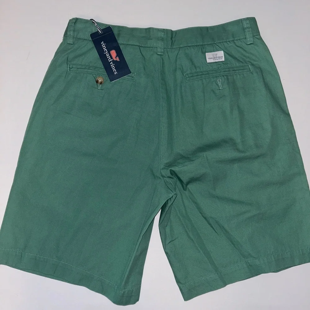NWT Vineyard Vines Club Short men’s flat front 9” chino‎ shorts, green size 30 - Picture 8 of 9